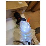 National Tree Company 48" Pre-Lit Snowman Decoration