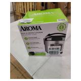 Aroma 8-Cup Programmable Rice & Grain Cooker, Steamer