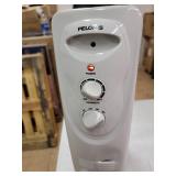 PELONIS PHO15A2AGW, Basic Electric Oil Filled Radiator, 1500W Portable Full Room Radiant Space Heater with Adjustable Thermostat, White, 26.10 x 14.20 x 11.00