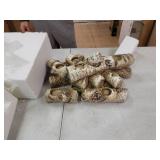 Elegant Logs Fireplace/Hearth Candle Holder