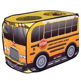 Sunny Days Entertainment Pop Up School Bus - Indoor Playhouse for Kids Yellow Vehicle Toy Gift for Boys and Girls