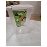 Van Ness Plastic Pet Food Container for Both Dogs and Cats, 10 lb