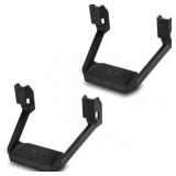 Bully BBS-5002 Universal Aluminium Side Steps in Powdercoat Black - New Updated Design - Fits Various Trucks from Chevy (Chevrolet), Ford, Toyota, GMC, Dodge RAM and Jeep, 2 Pieces (1 Pair)