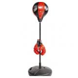 BalanceFrom Punching Bag with Base for Kids 3-10 Easy to Assemble with Boxing Gloves
