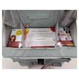 XL Hanging Diaper Caddy Organizer Reinforced Diaper Stacker for Crib that Keeps Shape Hanging Diaper Organizer for Changing Table, Playard, Wall & Door Diaper Holder for Newborn Baby Girl & Boy