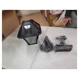 Gama Sonic Baytown Black Solar Powered LED Lantern 1 pk