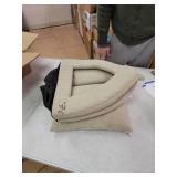 Best Pet Supplies Corduroy Tent Bed for Pets, Beige - Medium