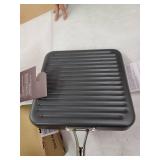 Cooks Standard Hard Anodized Nonstick Square Grill Pan, 11 x 11-Inch, Black