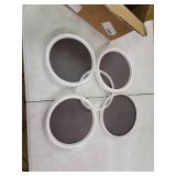 4-Copco 9-inch Non-stick Turntable in White and Gray