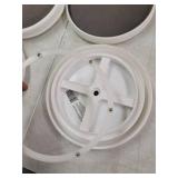 4-Copco 9-inch Non-stick Turntable in White and Gray