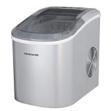 Frigidaire EFIC206-TG-SILVER Compact Ice Maker, 26 lb per Day, Silver