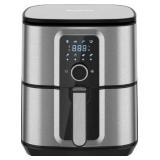 Air Fryer 5.8 QT, Bagotte 8-in-1 Large Hot Air Fryers Oven Oilless Cooker with Knob Controls & Smart Touch Screen, 1700W, 360Â° Circulation Hot Air System, Rapid Frying, Nonstick Basket
