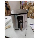 Air Fryer 5.8 QT, Bagotte 8-in-1 Large Hot Air Fryers Oven Oilless Cooker with Knob Controls & Smart Touch Screen, 1700W, 360Â° Circulation Hot Air System, Rapid Frying, Nonstick Basket