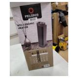 PELONIS PHTA2ABB Space Heater, 7.3 x 7.3 x 17.3 inches, Black