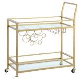 FirsTime & Co. Gold Francesca Bar Cart