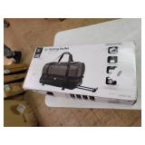 Salt 30-Inch Drop-Bottom Rolling Duffle Bag in Black