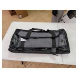 Salt 30-Inch Drop-Bottom Rolling Duffle Bag in Black