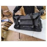 Salt 30-Inch Drop-Bottom Rolling Duffle Bag in Black