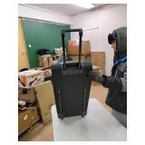 Salt 30-Inch Drop-Bottom Rolling Duffle Bag in Black