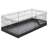 Amazon Basics Indoor-Outdoor Small Pet Habitat Cage with Canvas Bottom