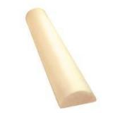 Cando Antimicrobial PE Foam Roller Round