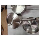 AmazonCommercial 7-Piece Stainless Steel Induction Ready Cookware Set