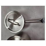 AmazonCommercial 7-Piece Stainless Steel Induction Ready Cookware Set