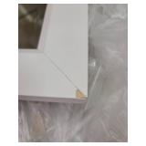 Amanti Art Blanco 20x24 Bathroom Mirror