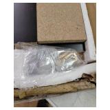 Furinno Simplistic Parsons Study Table, French Oak Grey/Black