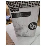 Fisher-Price SpaceSaver Simple Clean High Chair Pencil Strokes, Portable Infant-to-Toddler Dining Chair and Booster Seat with Easy Clean Up Features