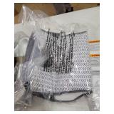 Fisher-Price SpaceSaver Simple Clean High Chair Pencil Strokes, Portable Infant-to-Toddler Dining Chair and Booster Seat with Easy Clean Up Features