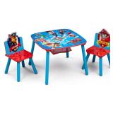 Nick Jr. PAW Patrol Wood Kids Storage Table and Chairs Set by Delta Children