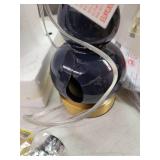 Anya 20.5" Mini Glass LED Table Lamp, Multiple Colors by JONATHAN Y