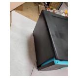 Storex 18" Stackable File Drawer, Black, Teal, 1 Each (Quantity)