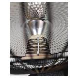 Comfort Zone 700/1000-Watt Oscillating Parabolic Dish Radiant Electric Portable Space Heater , Black