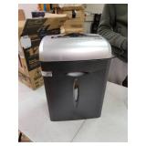 Aurora 12 Sheet CD Shredder with Pull-Out basket Black/Grey