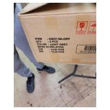 Christopher Knight Counter Height Saddle Stools Grey Set of 2