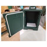 Carlisle PC300N08 Cateraide End-Loading Insulated Food Pan Carrier, 5 Pan Capacity, Forest Green