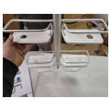 OXO Good Grips Aluminum Shower Caddy Organizer with Hose Keeper, Silver