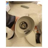 UL Listed 3 Light Multi-directional Flush Mount Ceiling Fixture, Gray