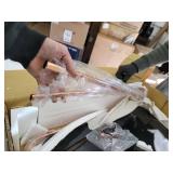 South Shore Maliza Bar-Cart Rose gold And Smoked Glass