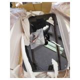 South Shore Maliza Bar-Cart Rose gold And Smoked Glass