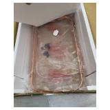 South Shore Maliza Bar-Cart Rose gold And Smoked Glass