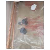 South Shore Maliza Bar-Cart Rose gold And Smoked Glass