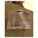 BELLA 1.5 Liter Electric Ceramic Tea Kettle with Boil Dry Protection & Detachable Swivel Base, Silver Foil