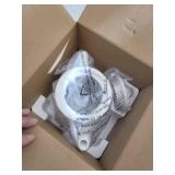 BELLA 1.5 Liter Electric Ceramic Tea Kettle with Boil Dry Protection & Detachable Swivel Base, Silver Foil