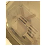 Frigidaire Ice Maker - Large See Through Lid-(EFIC206-TG-SILVER), silver