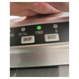 Frigidaire Ice Maker - Large See Through Lid-(EFIC206-TG-SILVER), silver