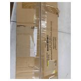 Pack of 12 Wedding Style Stick Umbrellas Large Canopy Windproof Auto Open J Hook Handle in Bulk (Crystal Clear)