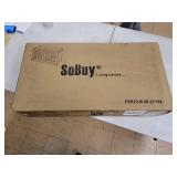 Haotian FSR23-K-W, White Storage Bench with 2 Drawers & Removable Seat Cushion, Shoe Cabinet Shoe Bench